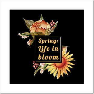 Spring - life in bloom Posters and Art